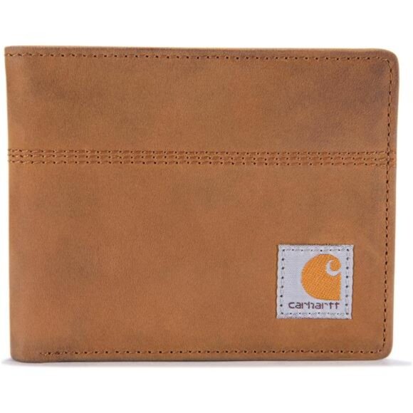 Men's Casual Saddle Leather Wallets, Available in Multiple Styles and Colors - Picture 1 of 8